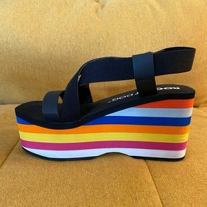 Rocket Dog Colorful Platform Sandals
